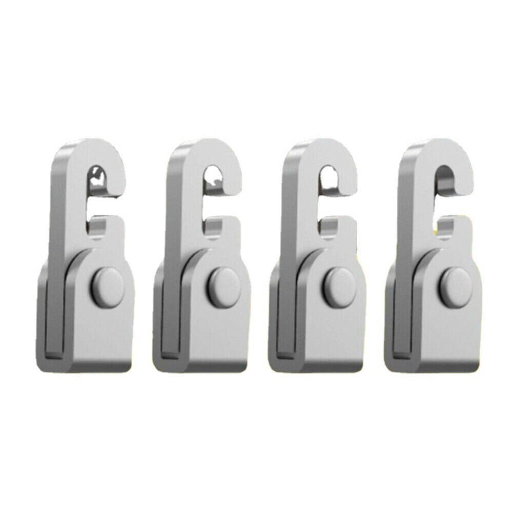 Cheap Goat Tents 4pcs Automatic Lock Hooks Multifunctional Free Knot Easy Fast Tighten Rope Accessories Camping Tent Self locking Hooks with 1pc   